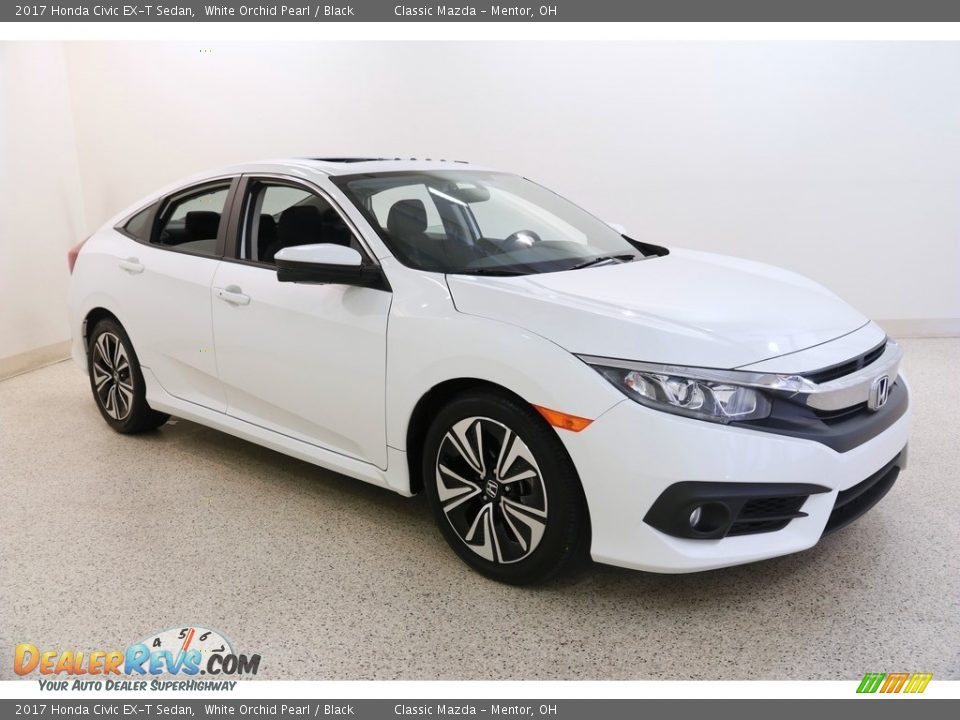 2017 Honda Civic EX-T Sedan White Orchid Pearl / Black Photo #1