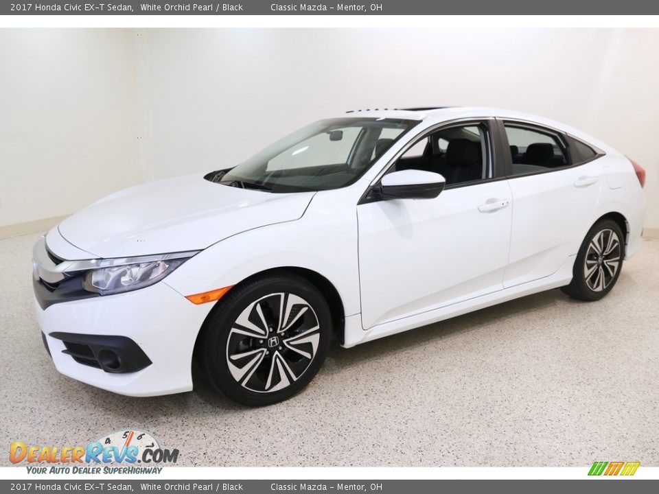 2017 Honda Civic EX-T Sedan White Orchid Pearl / Black Photo #3