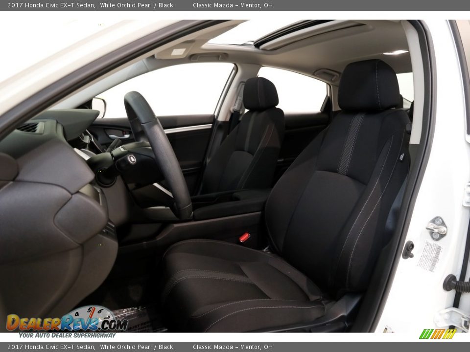 2017 Honda Civic EX-T Sedan White Orchid Pearl / Black Photo #5