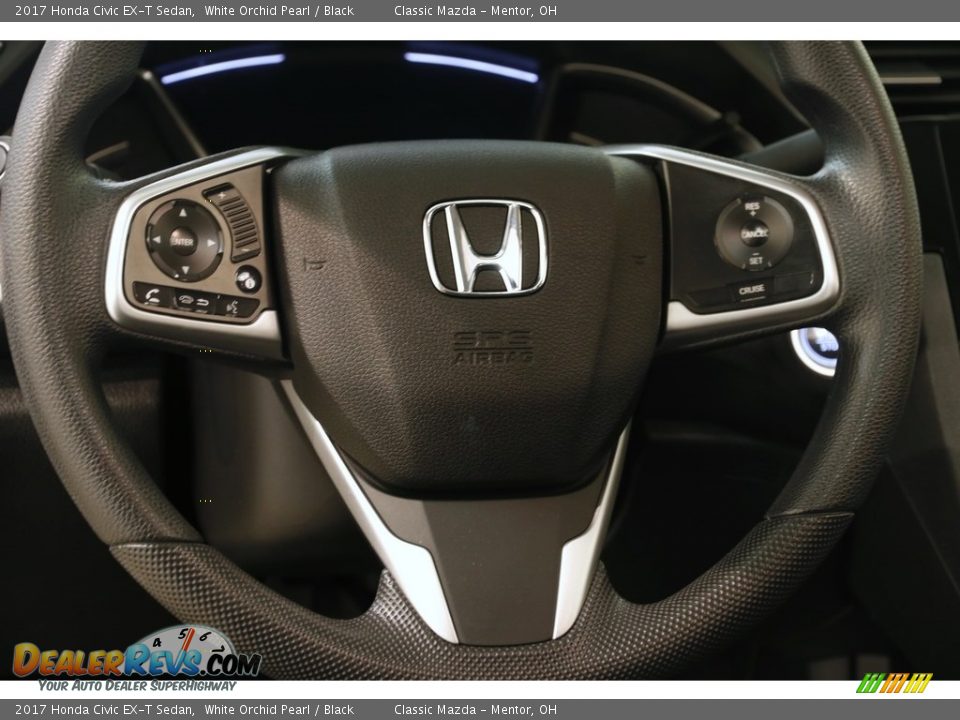 2017 Honda Civic EX-T Sedan White Orchid Pearl / Black Photo #7