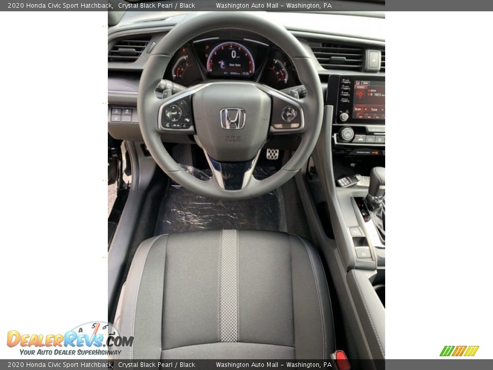2020 Honda Civic Sport Hatchback Steering Wheel Photo #13