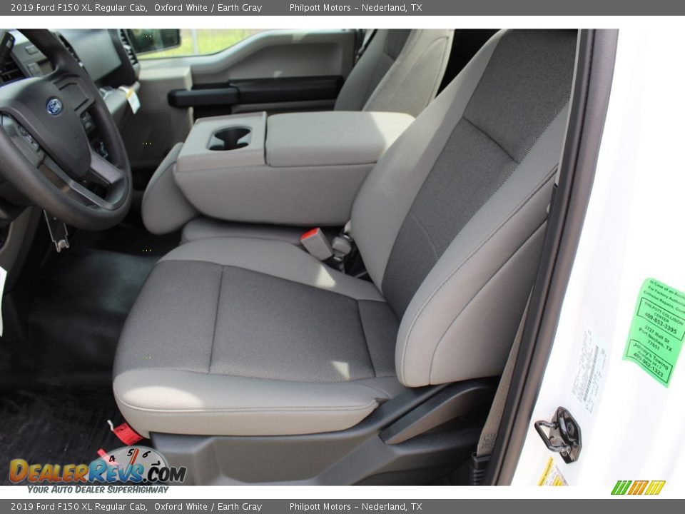 2019 Ford F150 XL Regular Cab Oxford White / Earth Gray Photo #11