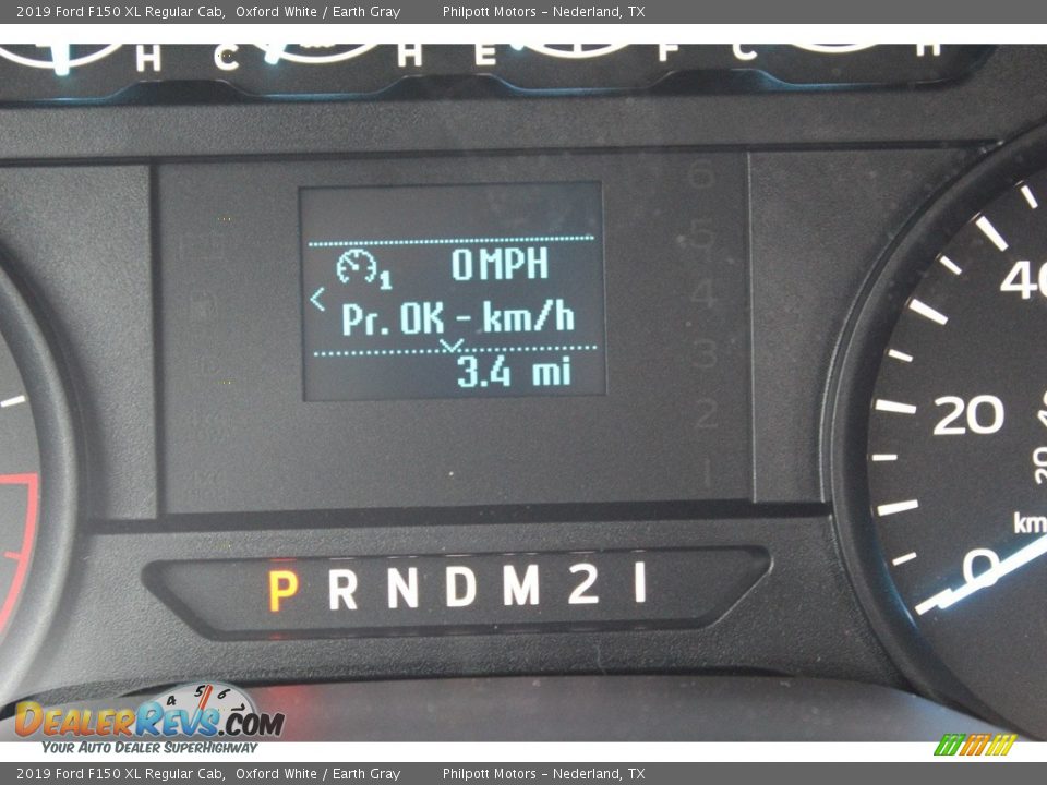 2019 Ford F150 XL Regular Cab Oxford White / Earth Gray Photo #14