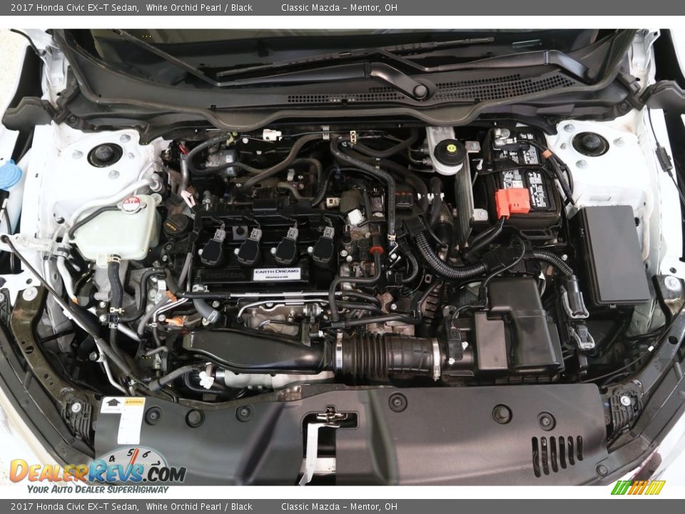 2017 Honda Civic EX-T Sedan White Orchid Pearl / Black Photo #22