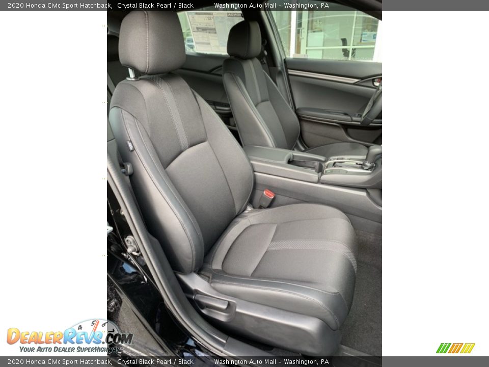 Front Seat of 2020 Honda Civic Sport Hatchback Photo #26