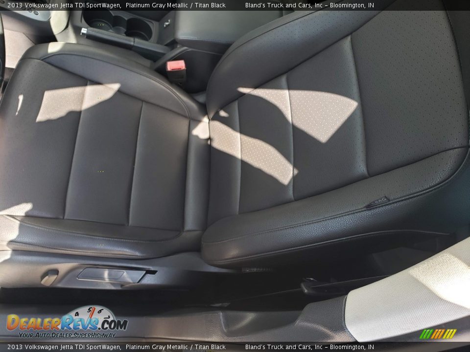 2013 Volkswagen Jetta TDI SportWagen Platinum Gray Metallic / Titan Black Photo #8