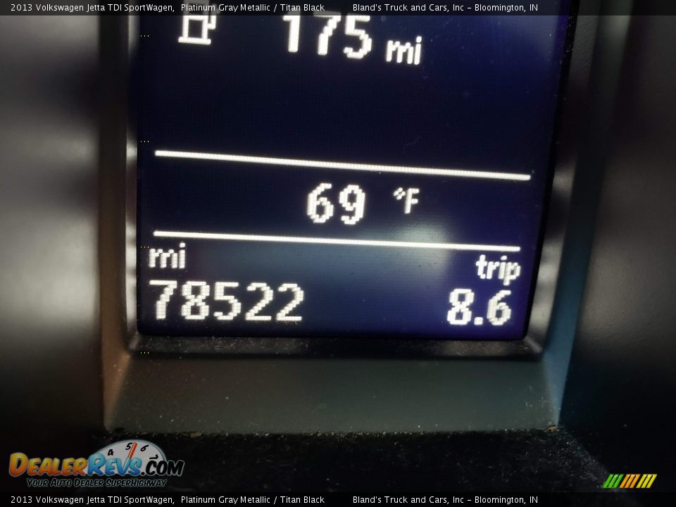 2013 Volkswagen Jetta TDI SportWagen Platinum Gray Metallic / Titan Black Photo #15