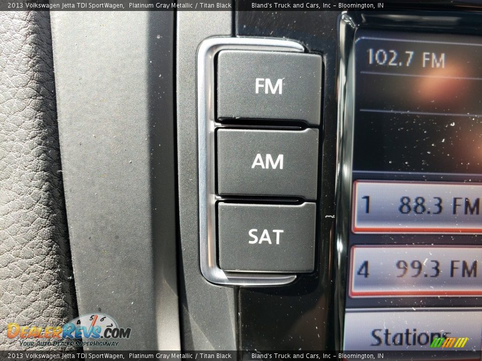 2013 Volkswagen Jetta TDI SportWagen Platinum Gray Metallic / Titan Black Photo #17