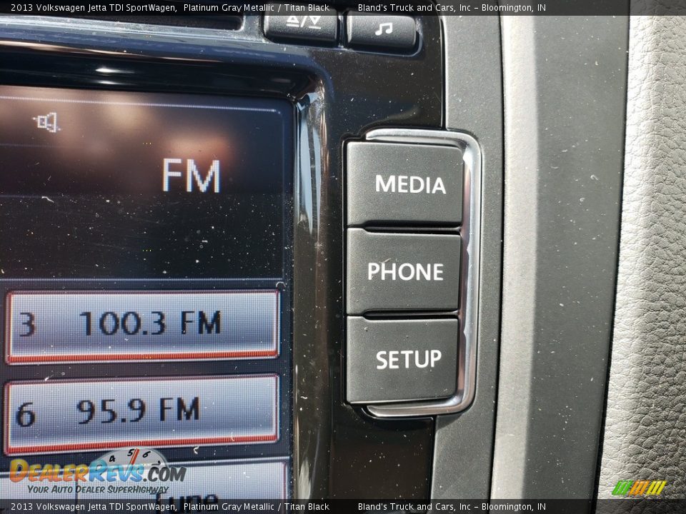 2013 Volkswagen Jetta TDI SportWagen Platinum Gray Metallic / Titan Black Photo #18
