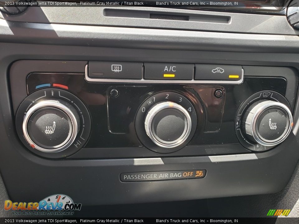 2013 Volkswagen Jetta TDI SportWagen Platinum Gray Metallic / Titan Black Photo #19