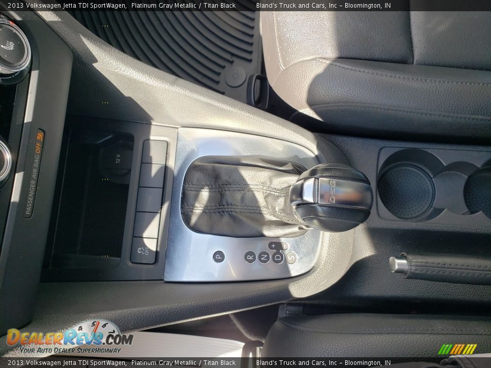 2013 Volkswagen Jetta TDI SportWagen Platinum Gray Metallic / Titan Black Photo #21