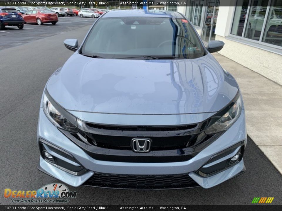 2020 Honda Civic Sport Hatchback Sonic Gray Pearl / Black Photo #3