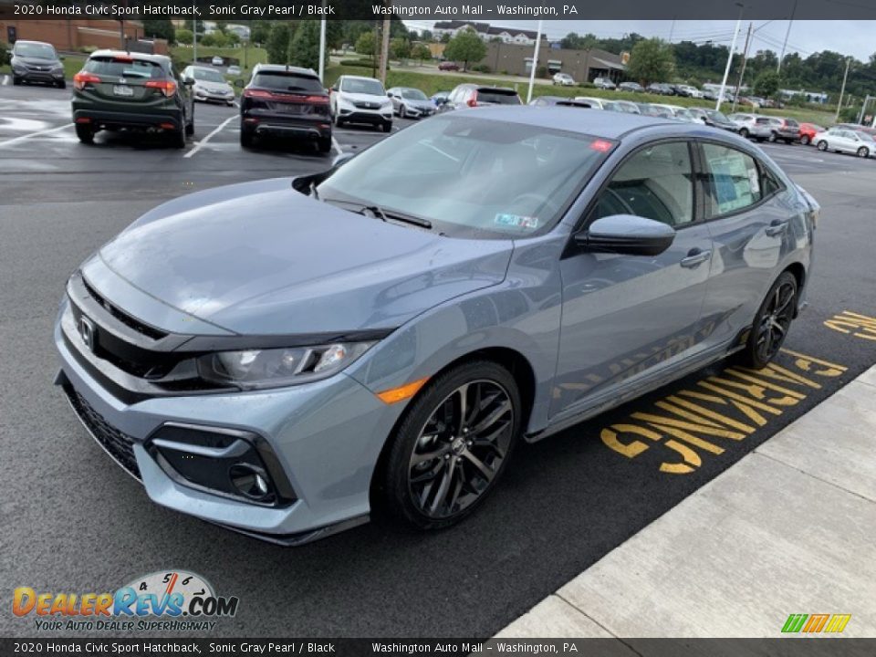 2020 Honda Civic Sport Hatchback Sonic Gray Pearl / Black Photo #4