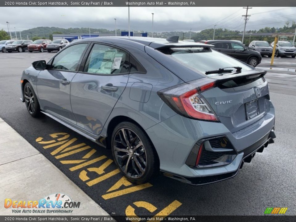 2020 Honda Civic Sport Hatchback Sonic Gray Pearl / Black Photo #5