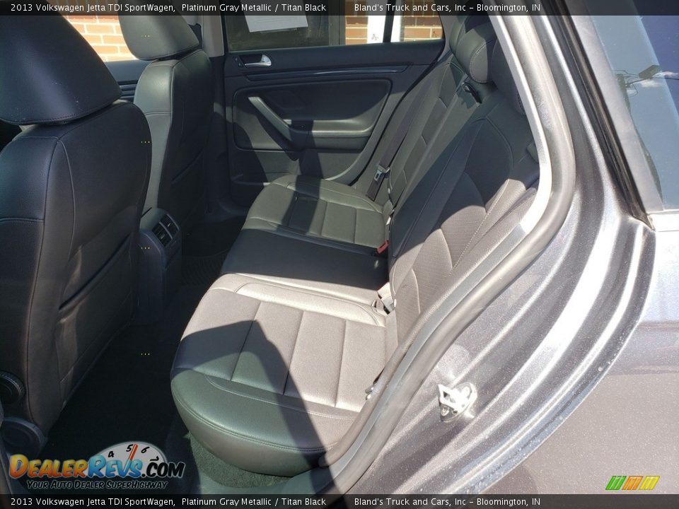 2013 Volkswagen Jetta TDI SportWagen Platinum Gray Metallic / Titan Black Photo #31
