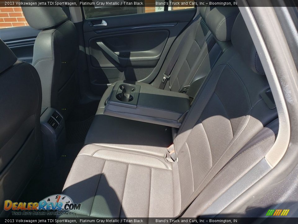 2013 Volkswagen Jetta TDI SportWagen Platinum Gray Metallic / Titan Black Photo #32