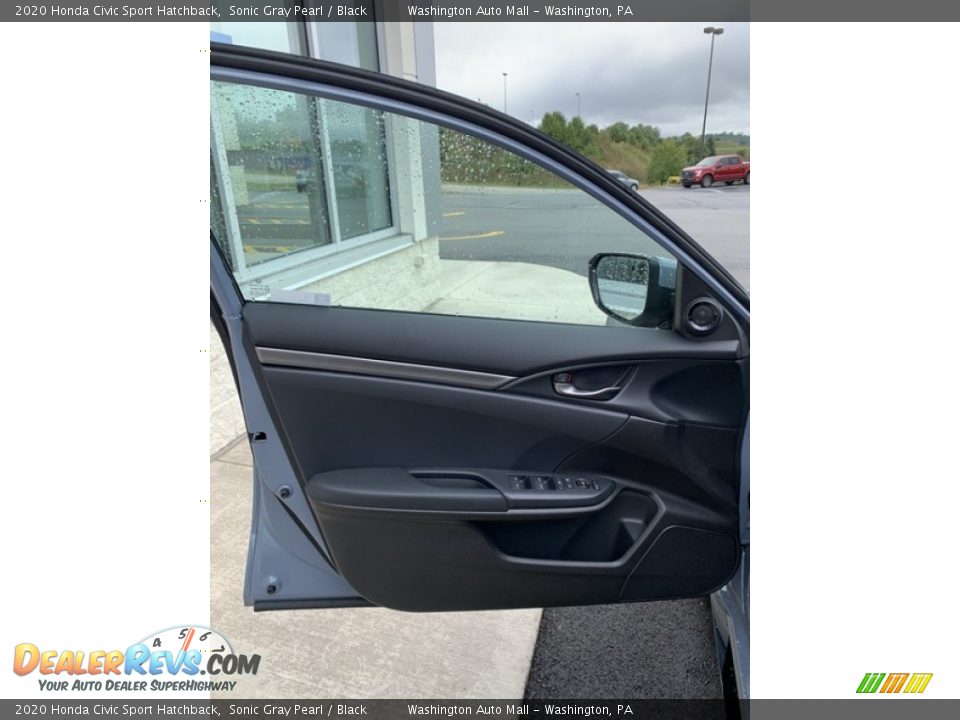 2020 Honda Civic Sport Hatchback Sonic Gray Pearl / Black Photo #10