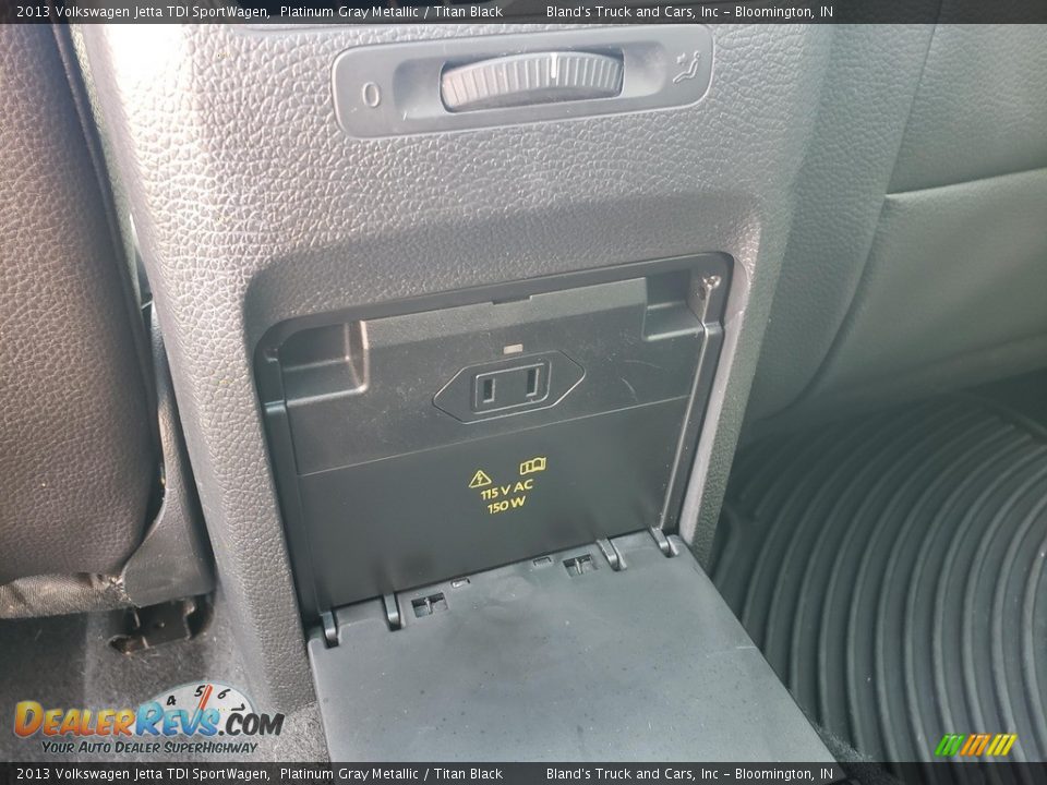2013 Volkswagen Jetta TDI SportWagen Platinum Gray Metallic / Titan Black Photo #33