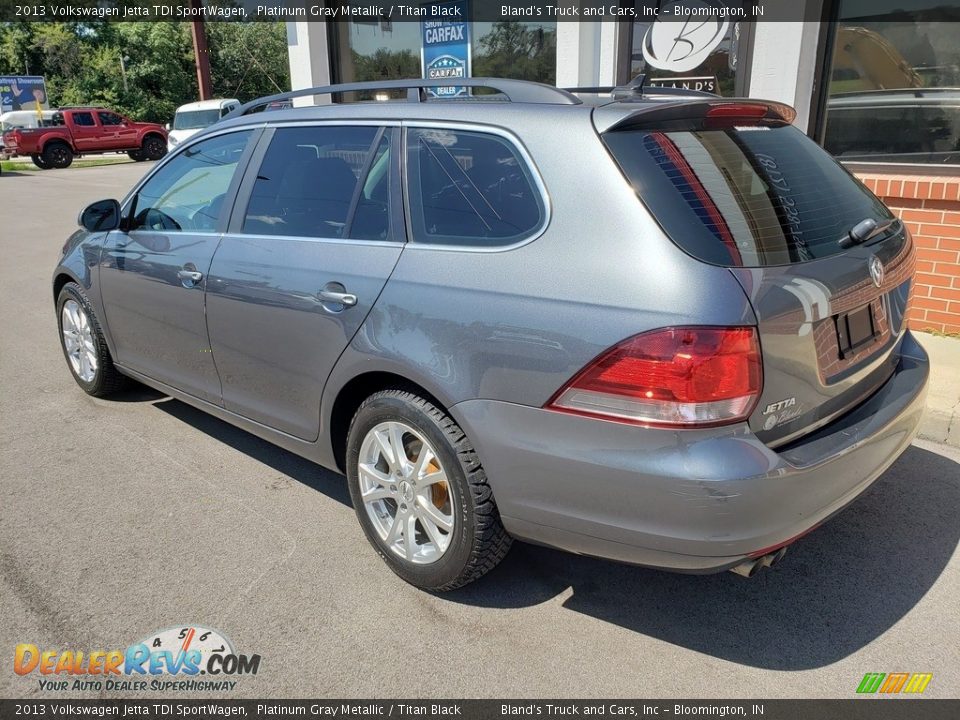 2013 Volkswagen Jetta TDI SportWagen Platinum Gray Metallic / Titan Black Photo #35