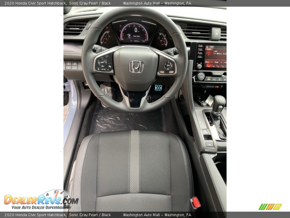 2020 Honda Civic Sport Hatchback Steering Wheel Photo #13