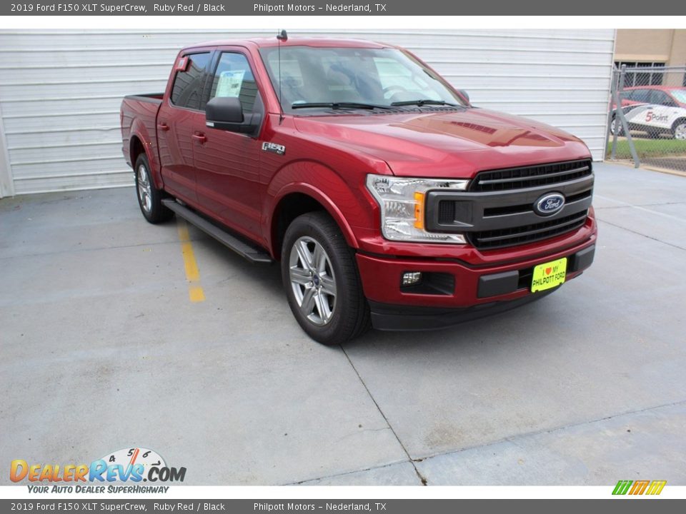 2019 Ford F150 XLT SuperCrew Ruby Red / Black Photo #2