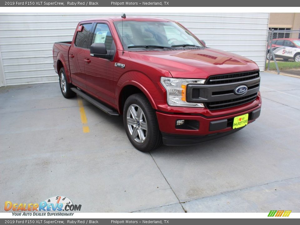 2019 Ford F150 XLT SuperCrew Ruby Red / Black Photo #3