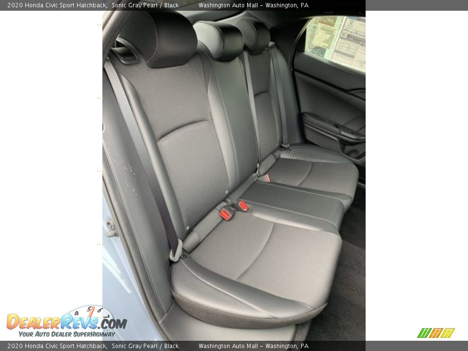 Rear Seat of 2020 Honda Civic Sport Hatchback Photo #24