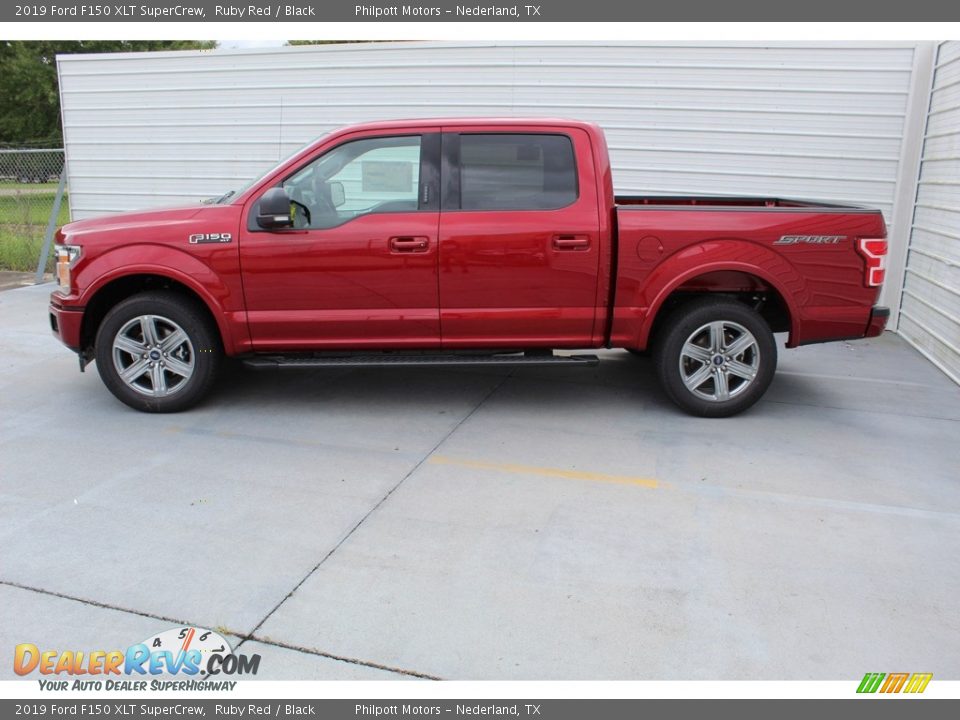 2019 Ford F150 XLT SuperCrew Ruby Red / Black Photo #7