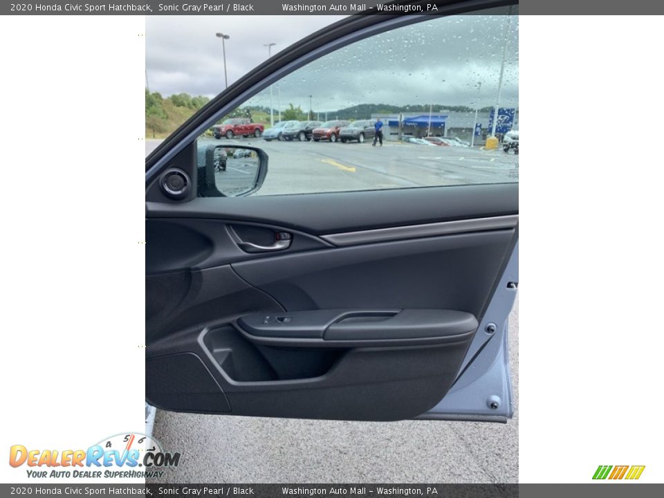 2020 Honda Civic Sport Hatchback Sonic Gray Pearl / Black Photo #26
