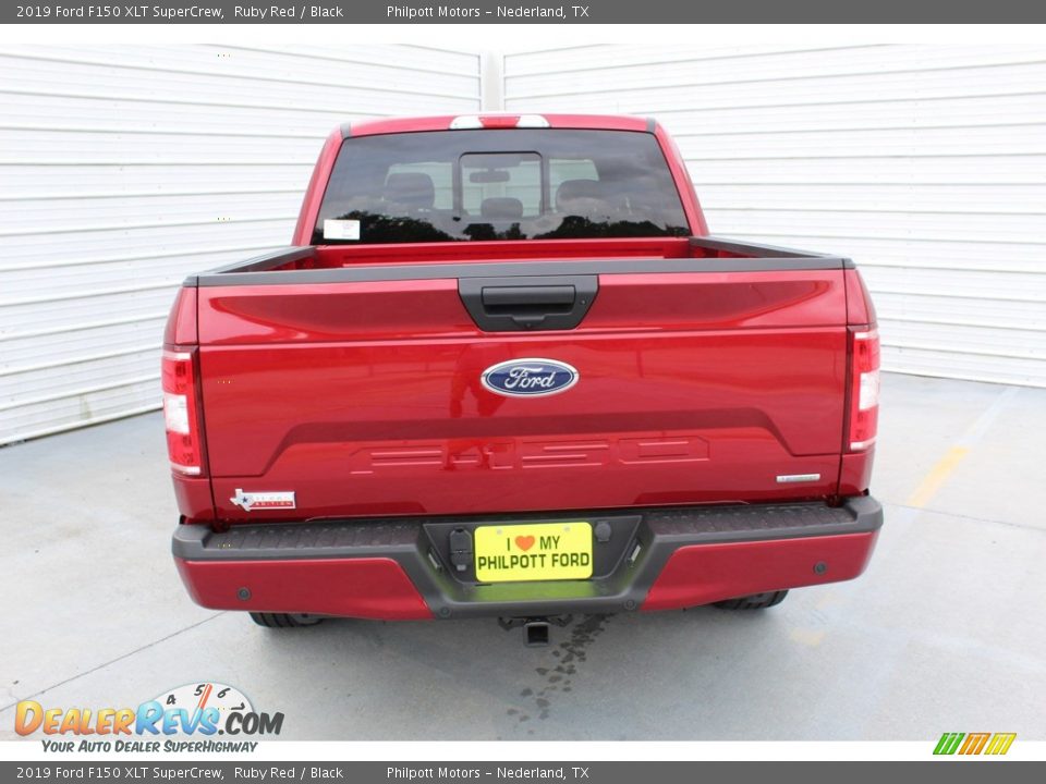 2019 Ford F150 XLT SuperCrew Ruby Red / Black Photo #9