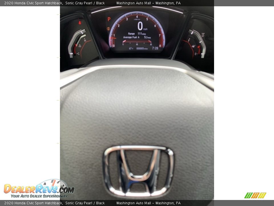 2020 Honda Civic Sport Hatchback Gauges Photo #30