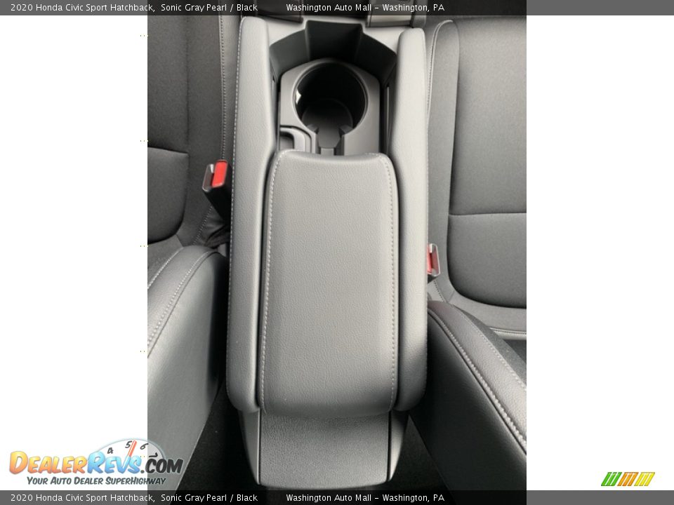 2020 Honda Civic Sport Hatchback Sonic Gray Pearl / Black Photo #34