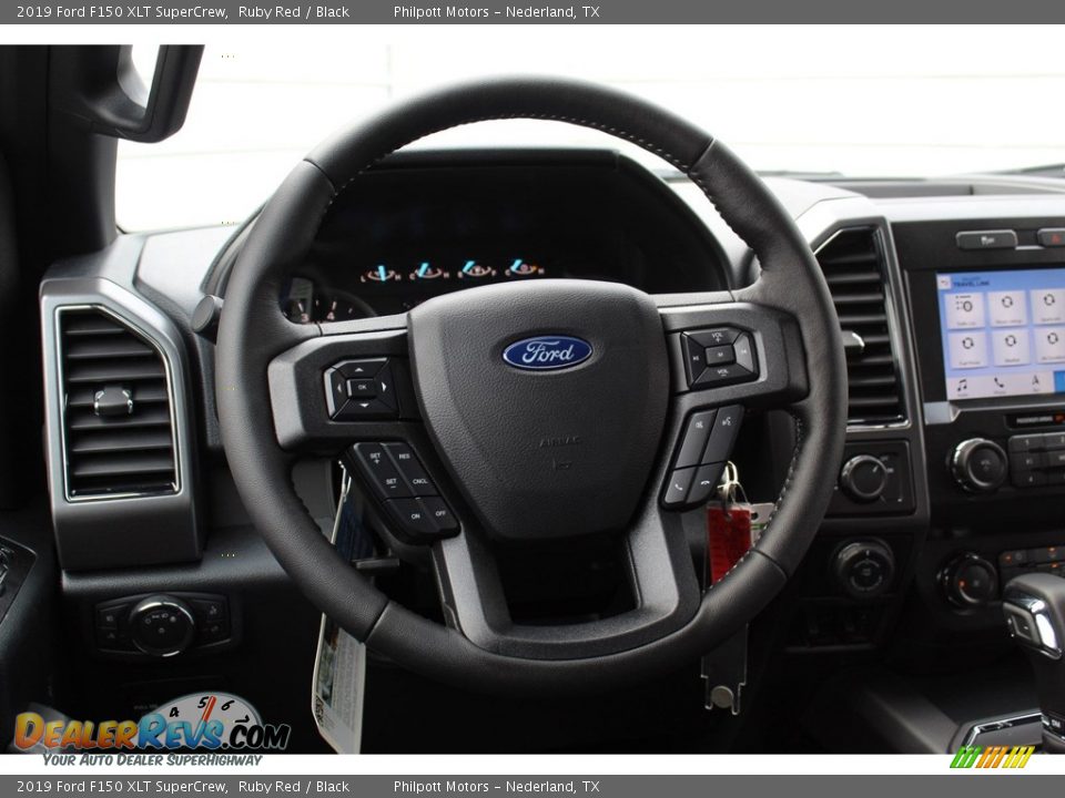 2019 Ford F150 XLT SuperCrew Ruby Red / Black Photo #24