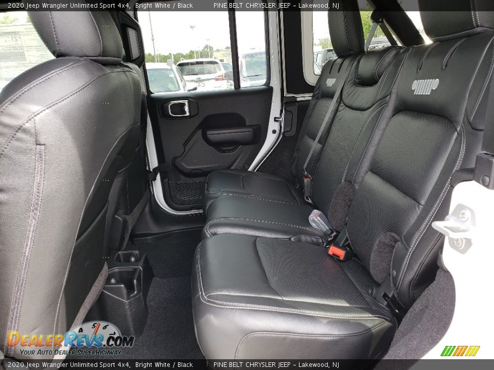 2020 Jeep Wrangler Unlimited Sport 4x4 Bright White / Black Photo #6