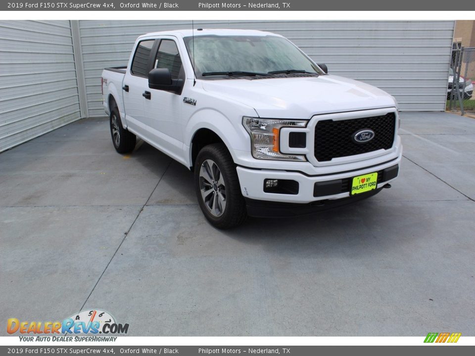 2019 Ford F150 STX SuperCrew 4x4 Oxford White / Black Photo #2