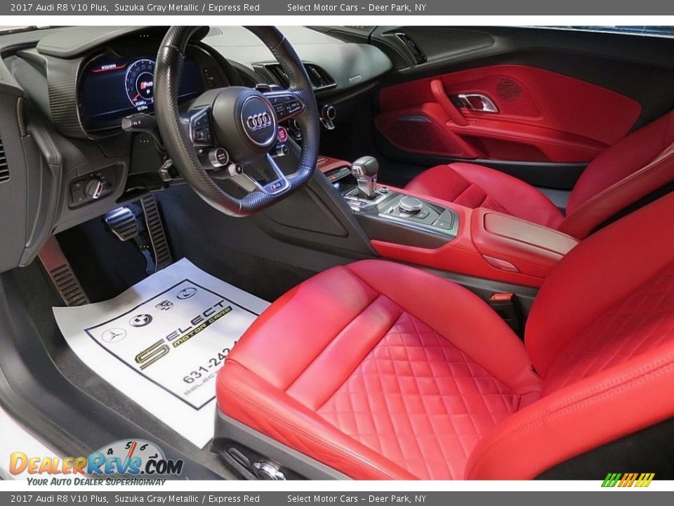 Express Red Interior - 2017 Audi R8 V10 Plus Photo #17