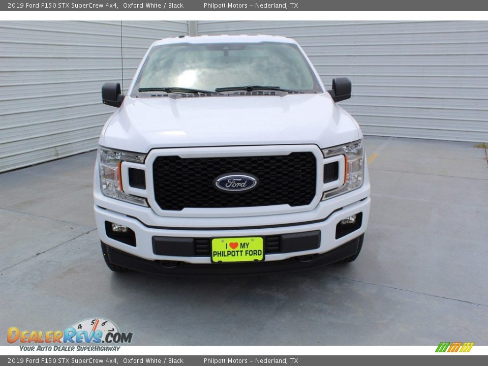 2019 Ford F150 STX SuperCrew 4x4 Oxford White / Black Photo #3