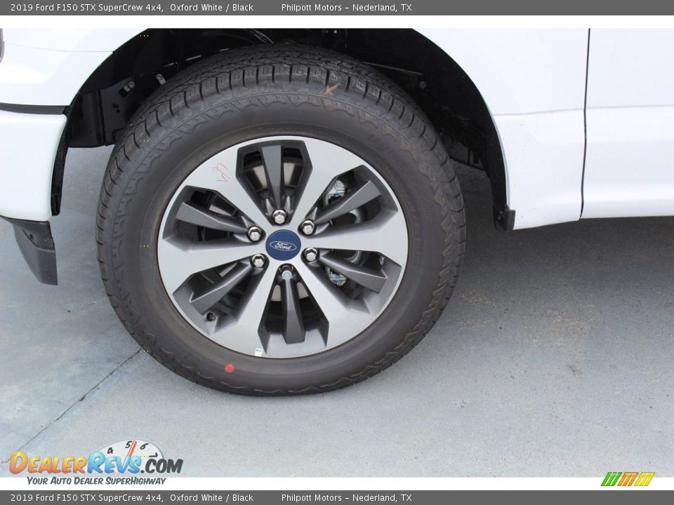 2019 Ford F150 STX SuperCrew 4x4 Oxford White / Black Photo #5