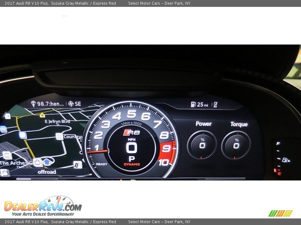 2017 Audi R8 V10 Plus Gauges Photo #24