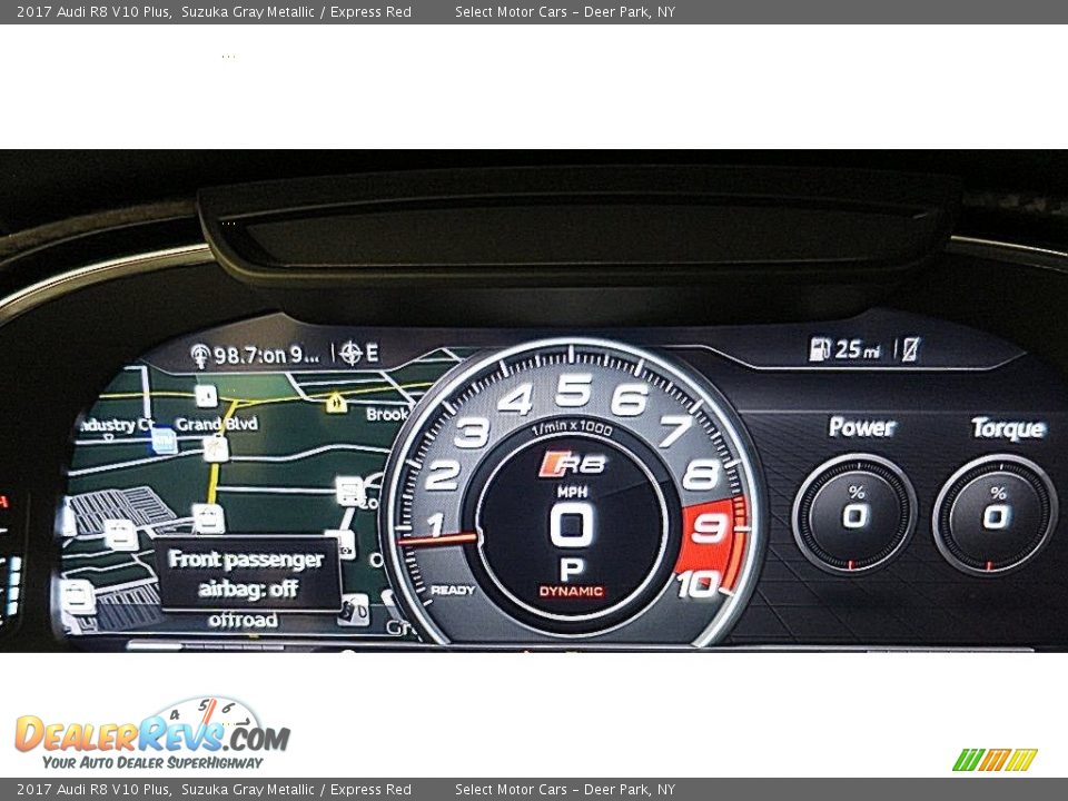 2017 Audi R8 V10 Plus Gauges Photo #26