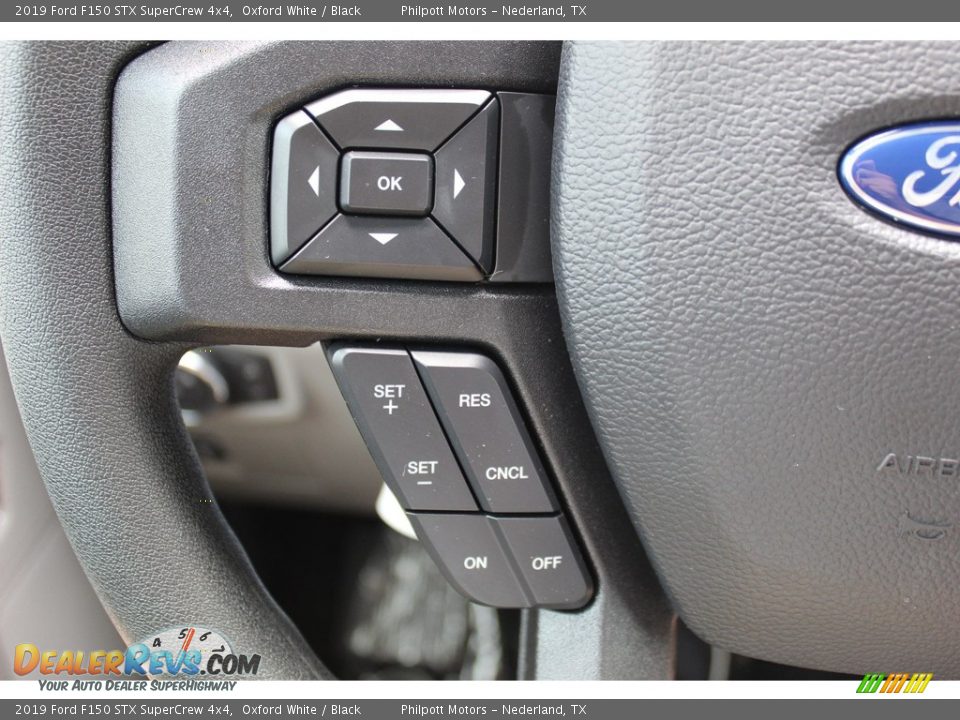 2019 Ford F150 STX SuperCrew 4x4 Oxford White / Black Photo #12