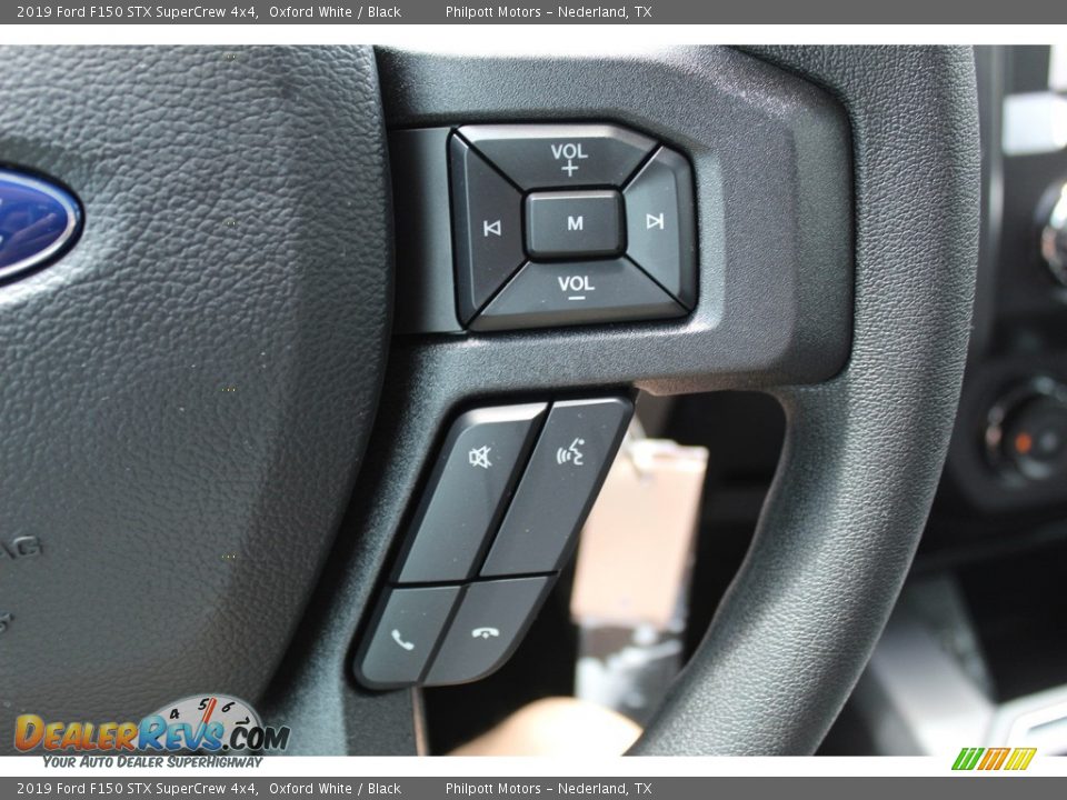 2019 Ford F150 STX SuperCrew 4x4 Oxford White / Black Photo #13
