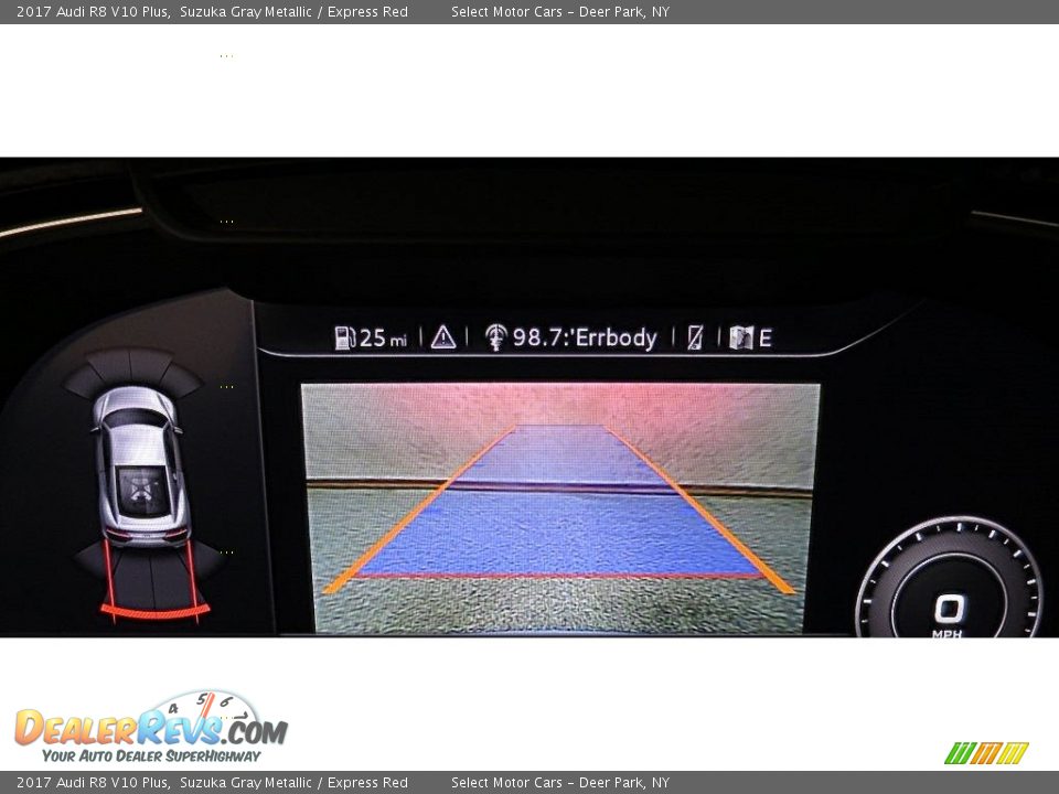 2017 Audi R8 V10 Plus Suzuka Gray Metallic / Express Red Photo #34