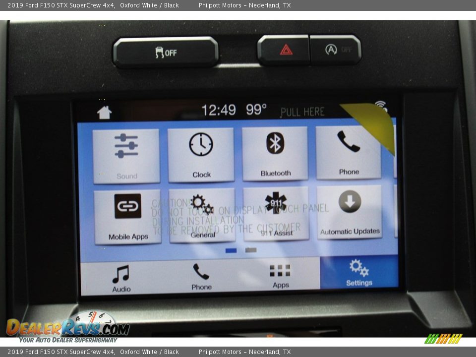 2019 Ford F150 STX SuperCrew 4x4 Oxford White / Black Photo #16