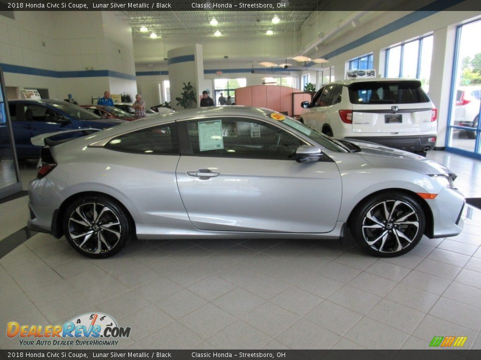 2018 Honda Civic Si Coupe Lunar Silver Metallic / Black Photo #5