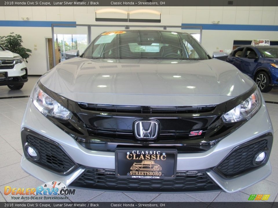 2018 Honda Civic Si Coupe Lunar Silver Metallic / Black Photo #13
