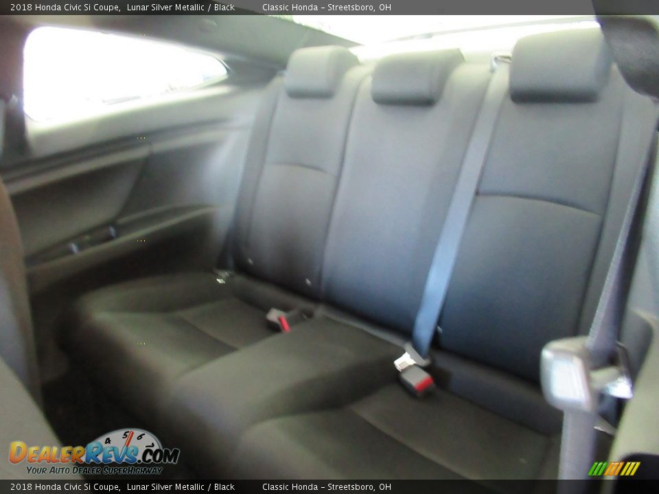 2018 Honda Civic Si Coupe Lunar Silver Metallic / Black Photo #18