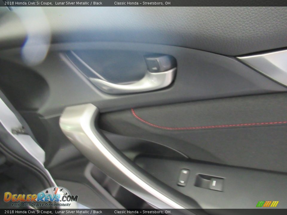 2018 Honda Civic Si Coupe Lunar Silver Metallic / Black Photo #20