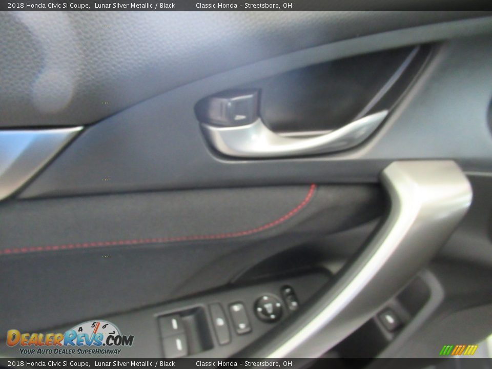 2018 Honda Civic Si Coupe Lunar Silver Metallic / Black Photo #21