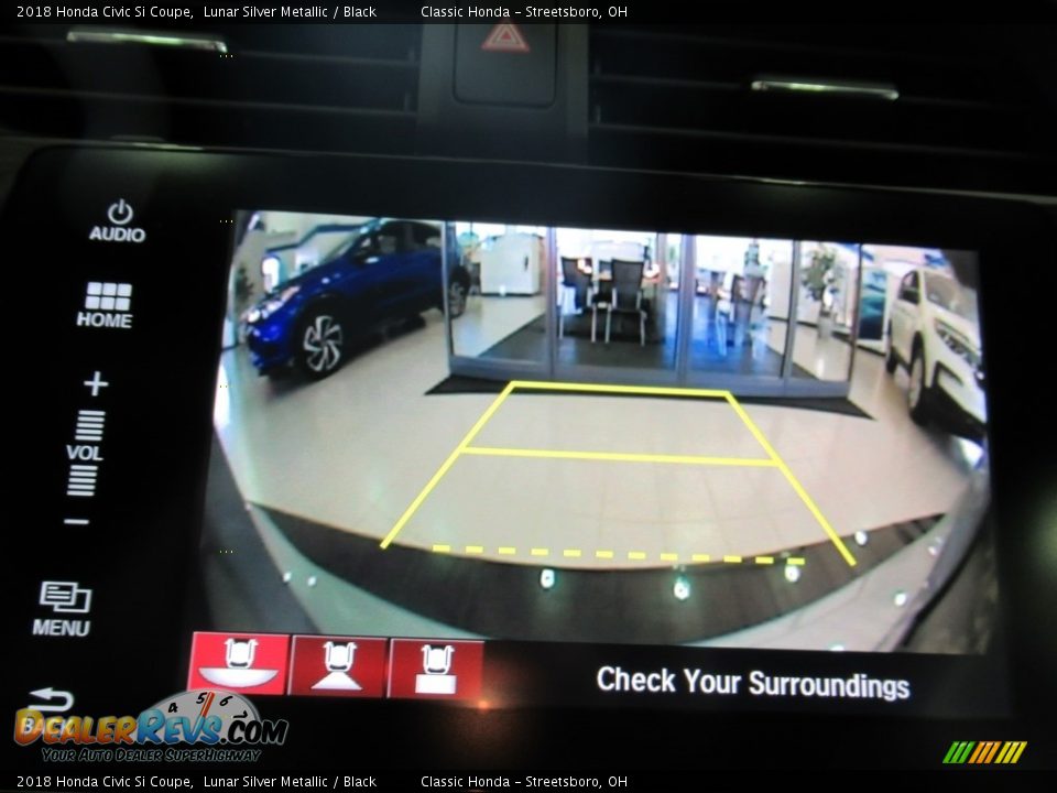 2018 Honda Civic Si Coupe Lunar Silver Metallic / Black Photo #24